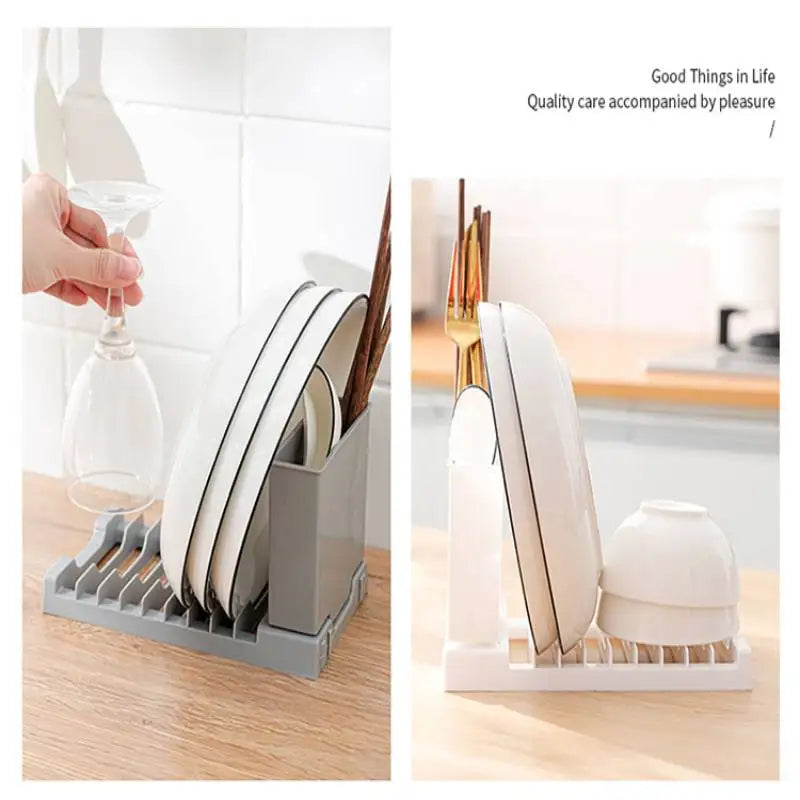 Dish Drying Rack Sink Multipurpose Kitchen Gadgets Cutlery Holder Hanging Decoration Dish Dryer Rack for Counter Kitchen Home