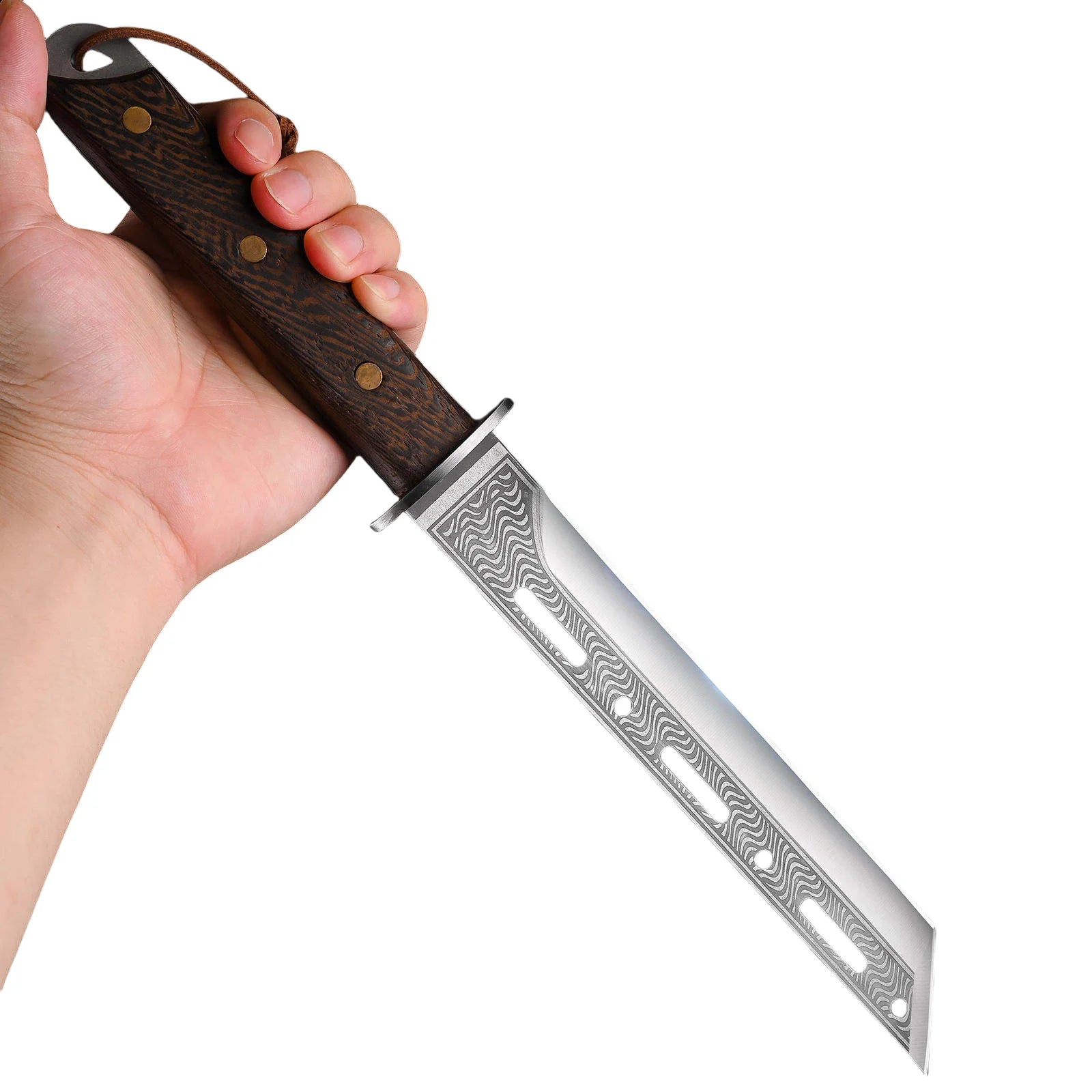 New Product Stainless Steel Multi-purpose Handmade Forged Firewood Utility Knives Chinese Kitchen Knife