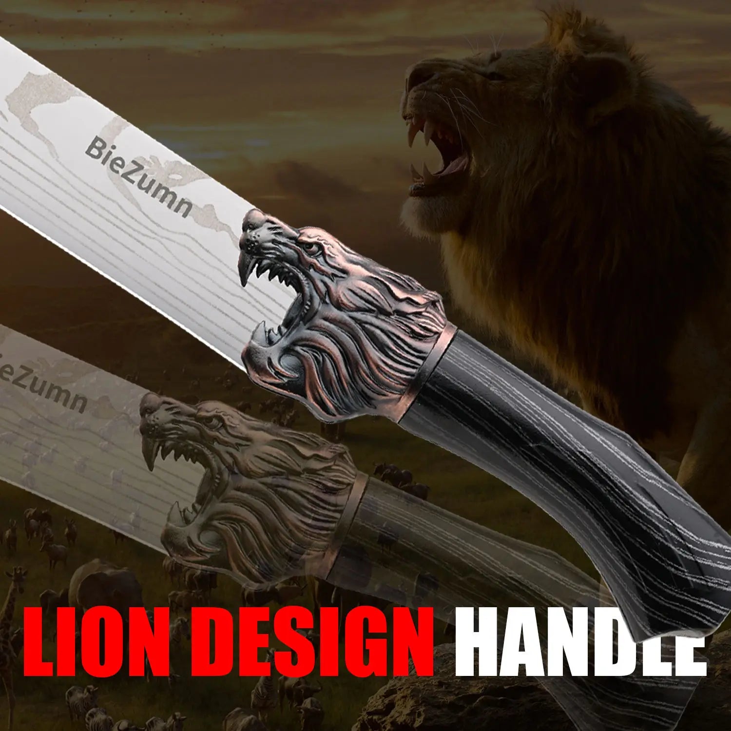 New Design Super Sharp Stainless Steel Kitchen Meat Cleaver Professional Chinese Kitchen Knife Set