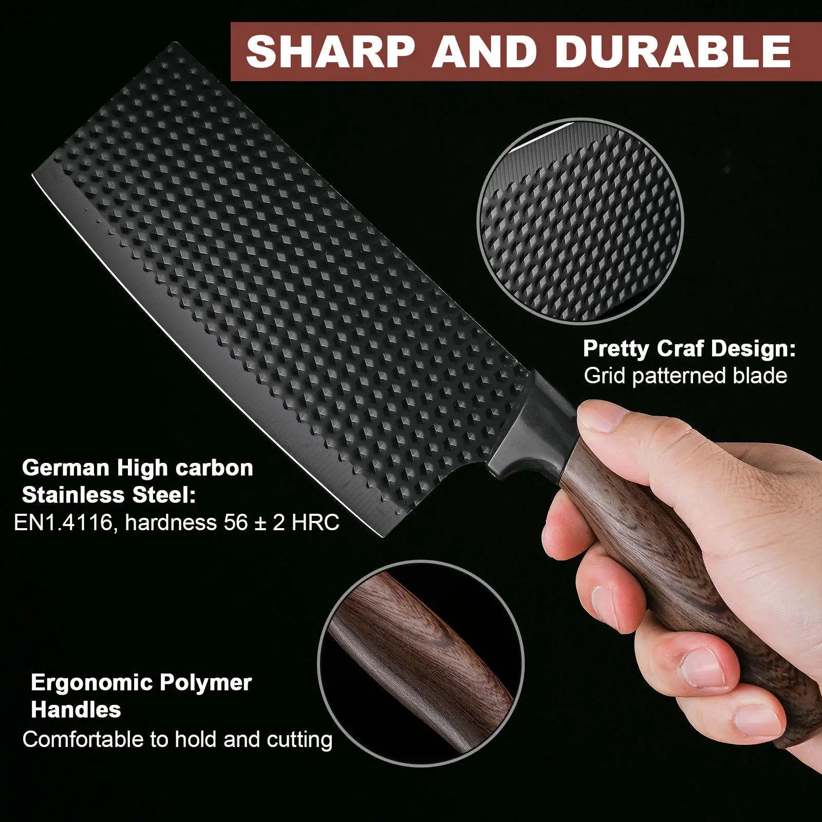 High Quality Multi-Purpose Nonstick Coating Kitchen Knife Set Japanese Chef Knife Set