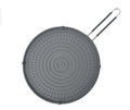 Cooking Heat Resisting Handle Frying Pan Lid Water Filter Net Silicone Splatter Screen Anti Oil Splatter Oil Splash Guard