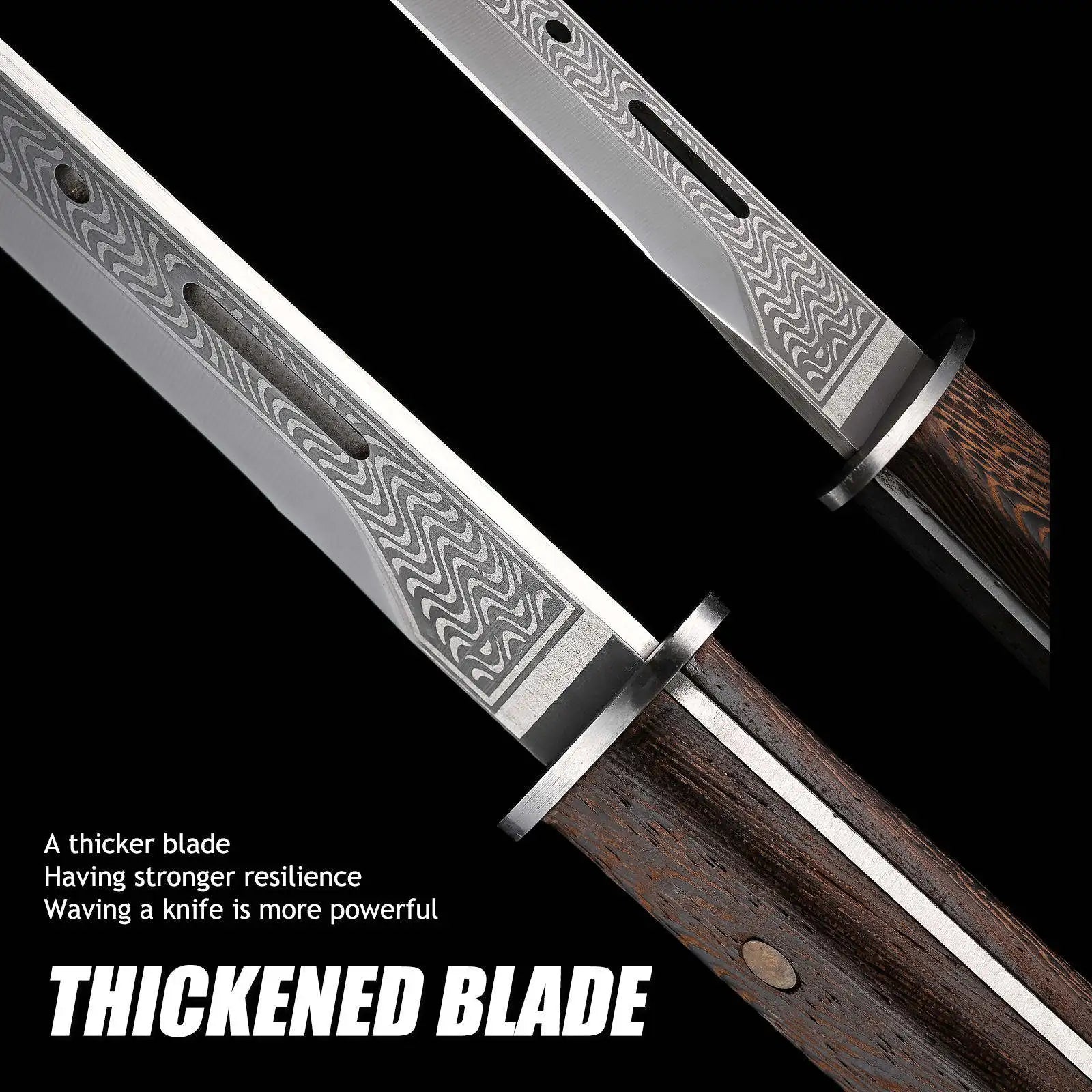 New Product Stainless Steel Multi-purpose Handmade Forged Firewood Utility Knives Chinese Kitchen Knife