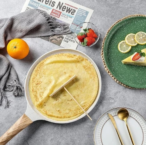 Medical Stone Frying Pan Steak Pot Household Egg Cakes Pancake Pan Non-Stick Pan Pizza Plate Aluminum Pot Cookware