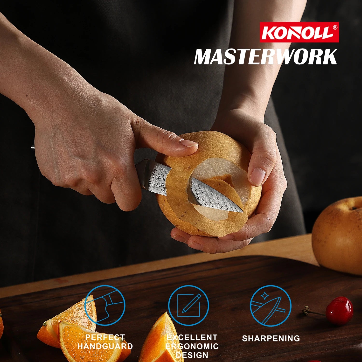 7-Piece Professional Kitchen Cooking Knife Japanese Kitchen Knife Set with Storage Bucket