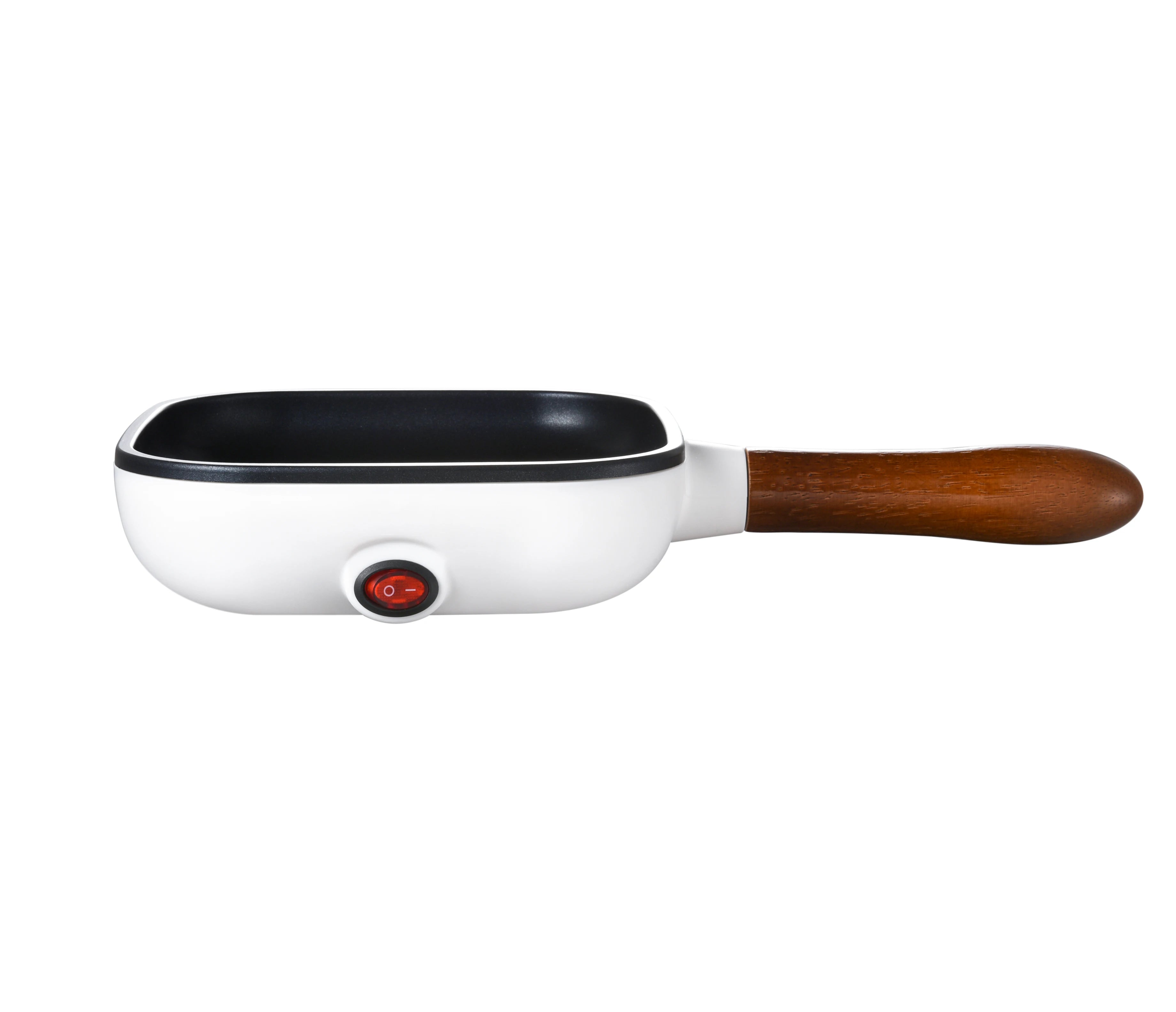 Portable Mini Non-Stick Electric Frying Pan Energy-Saving Crepe and Pancake Maker for Steak Egg Crepe Pancake Non-Fume