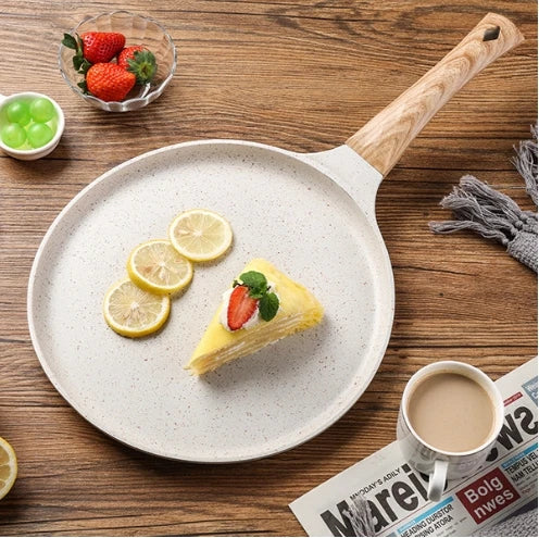 Medical Stone Frying Pan Steak Pot Household Egg Cakes Pancake Pan Non-Stick Pan Pizza Plate Aluminum Pot Cookware