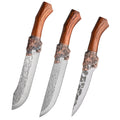 High Quality Stainless Steel Heayy Duty Boning Chopper Knife Set Kitchen Knife Butcher Set