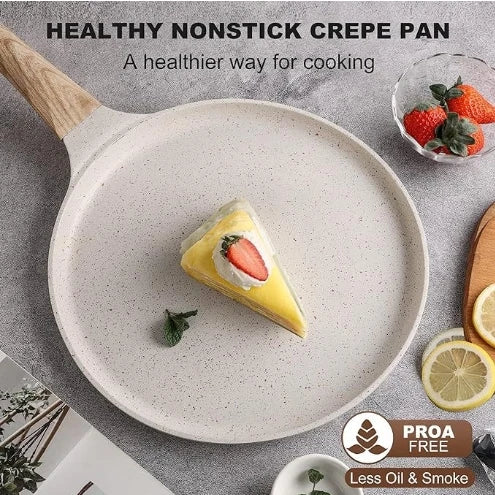 Medical Stone Frying Pan Steak Pot Household Egg Cakes Pancake Pan Non-Stick Pan Pizza Plate Aluminum Pot Cookware