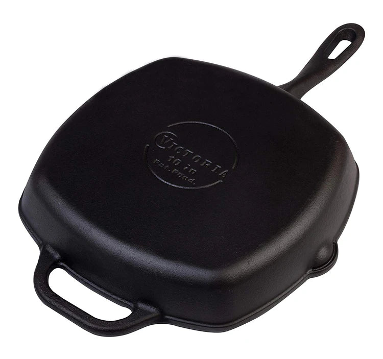Cast Iron Skillet Home Kitchen Outdoor BBQ Saucepan Egg Pancake Cooking Frying Pan Non Stick Skillet