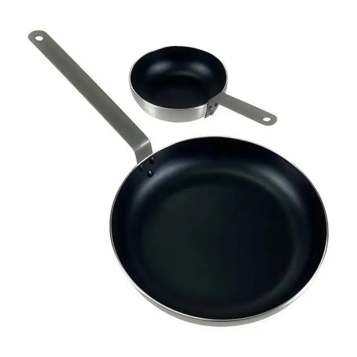 Sunmax Stainless Steel Frying Pan with Lid Non-Stick Cookware for Home Kitchen Different Sizes for Hotel & Restaurant Supplies