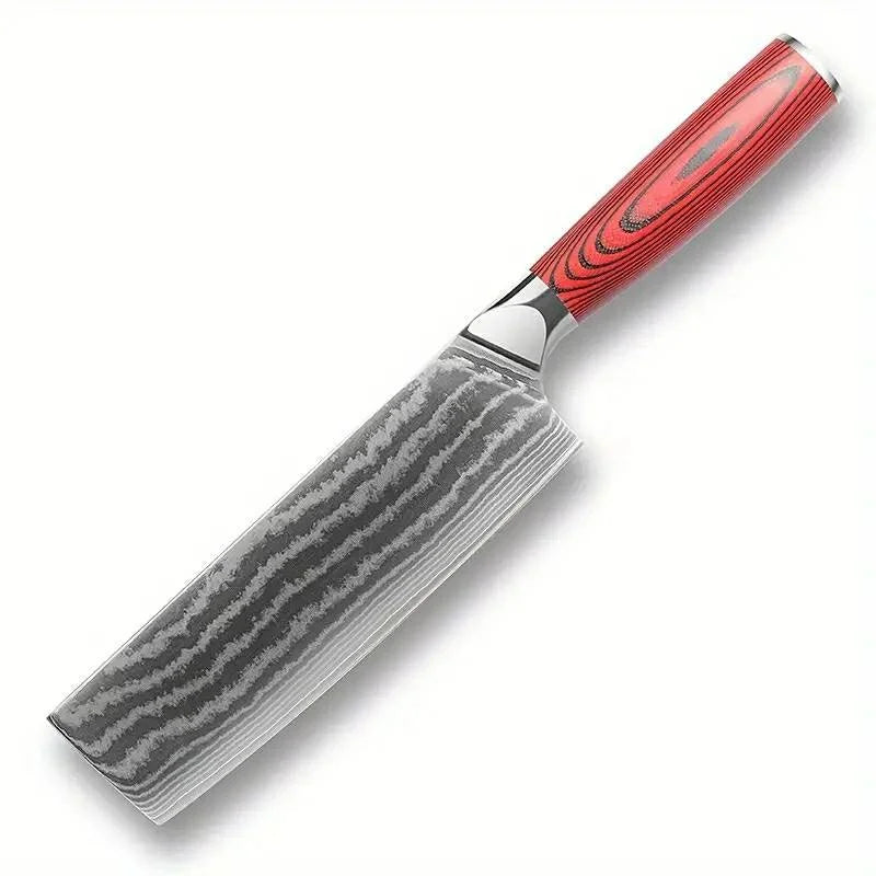 IOKO 67 Layers Japanese Style Damascus Slicing Knife Butcher Cleaver Meat Slicer Chef Damascus Kitchen Knife