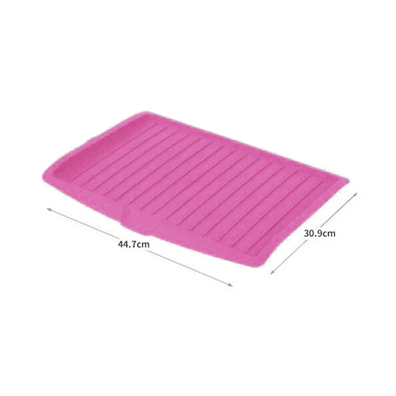 Drain Rack Kitchen Silicone Dish Drainer Tray Large Sink Drying Rack Worktop Organizers Drying Rack For Kitchen Dishes Tableware