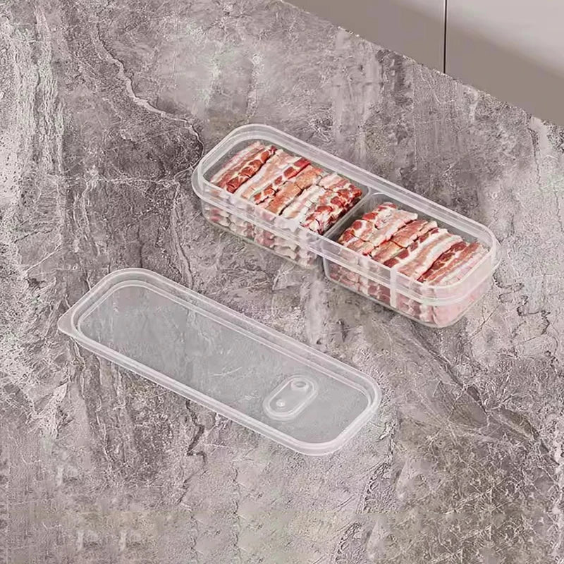 Fridge Door Storage Box; Excellent for Keeping Fresh Vegetable, Fruit and Spices Organized