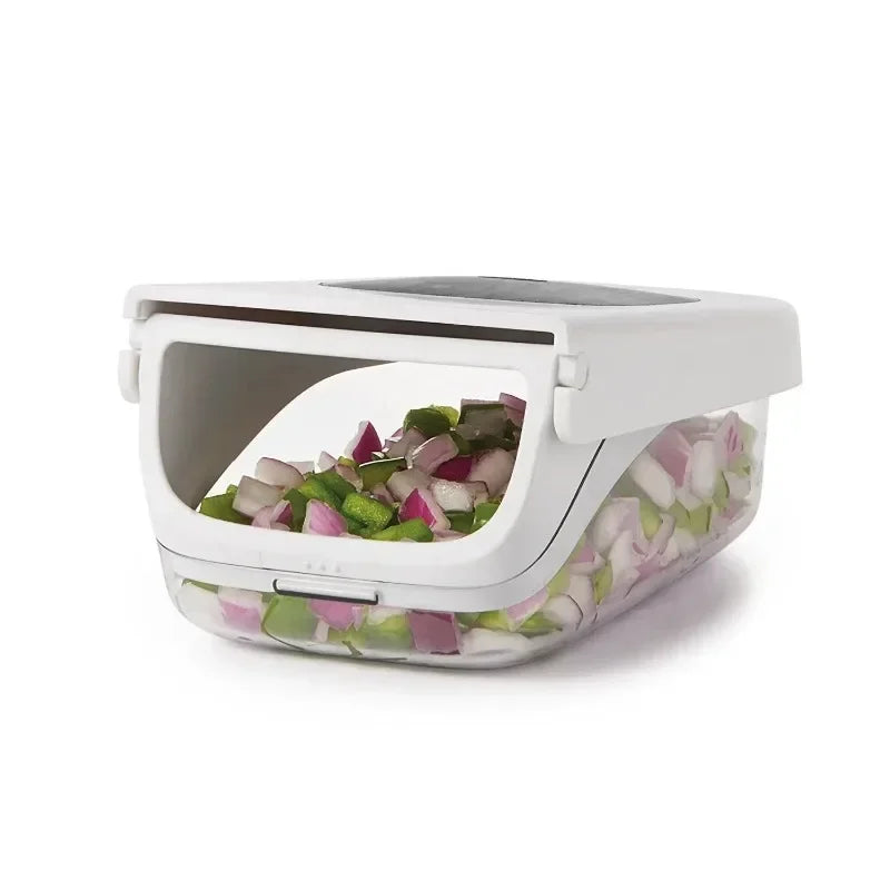 Kitchen Tools and Items - Vegetable and Fruit Slicer, Chopper, Presser, Cutter for Onion, Cheese, Tomatoes, Dicing Blade
