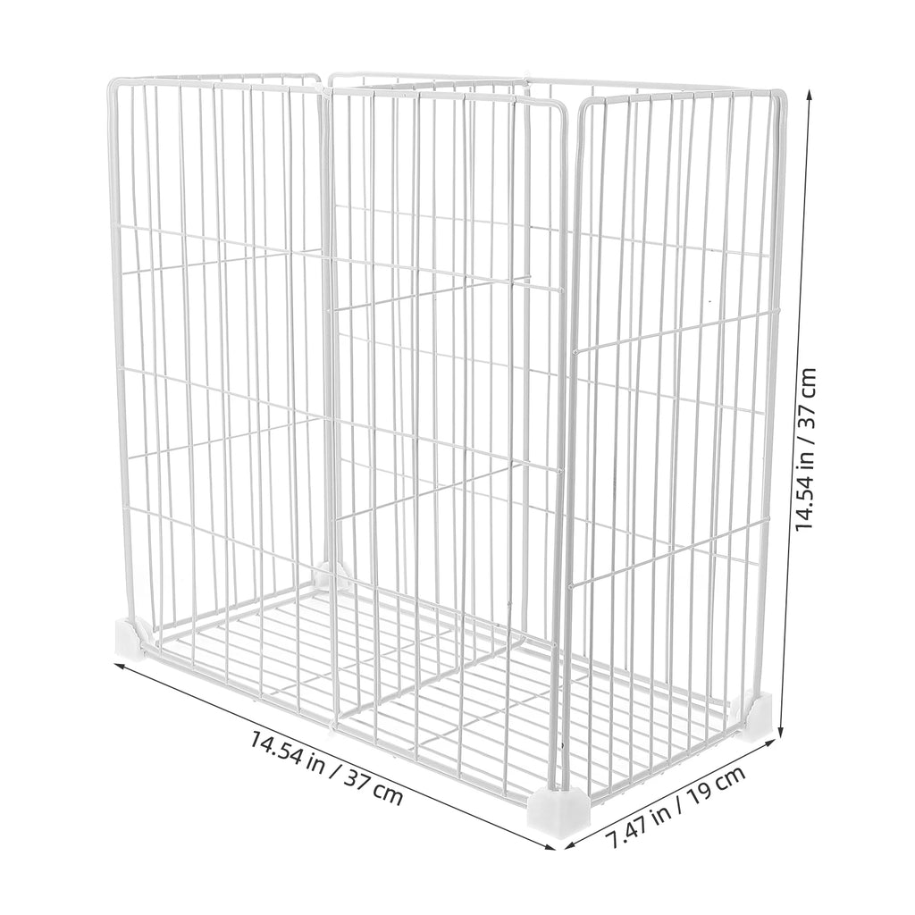 Freezer Divider Rack Basket Organizers Refrigerator Mini Food Dividers for Bottom Chest Bins Iron Storage Baskets Food Bins Dorm