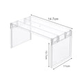 Refrigerator Organizers Storage Rack Fridge Layered Separator Shelves Transparent Desktop Stand Save Space Kitchen Accessories