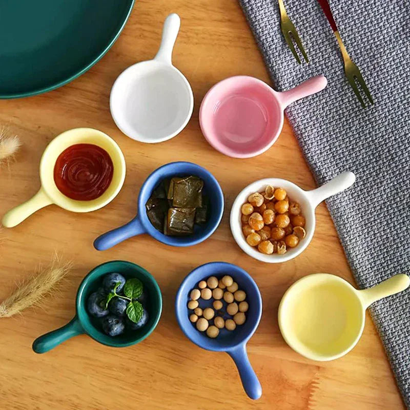 Sauce Dish Porcelain Ketchup Saucer Seasoning Dish Soy Sauce Dish Dipping Bowls For Restaurant Condiments Seasoning Home