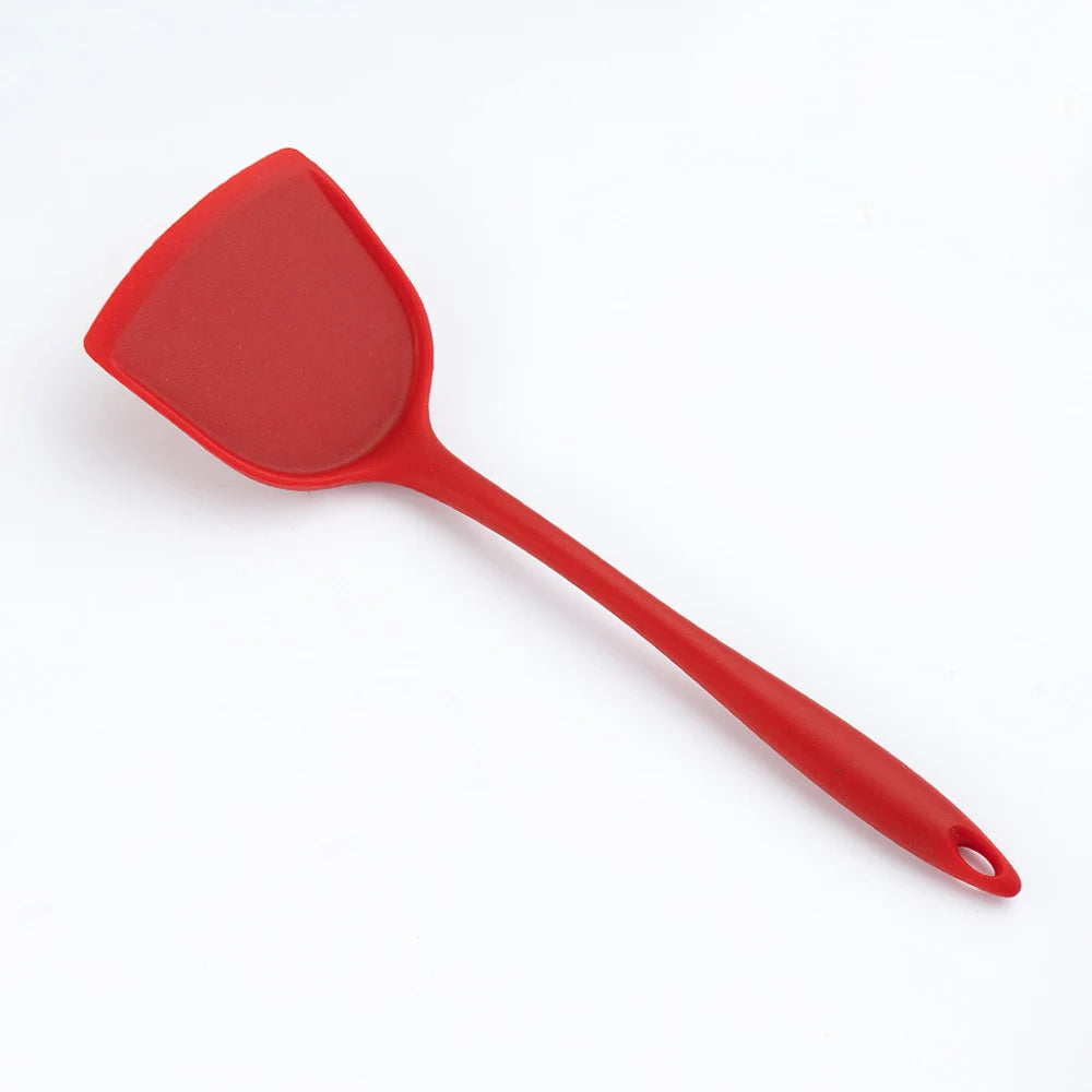 Silicone Kitchen Ware Non-stick Set Cooking Utensils Tools Egg Fish Frying Pan Scoop Fried Shovel Spatula Cooking Utensils