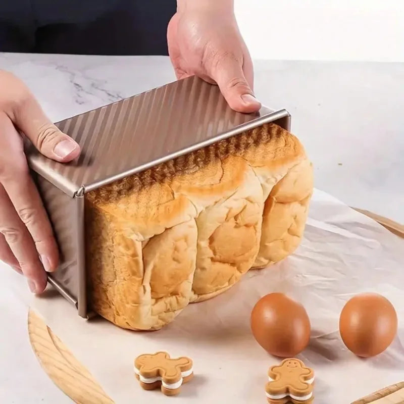 Premium Nonstick Rectangular Bread Loaf Pan Versatile Baking Mold for Toast Cakes and Pastries Durable Oven-Safe Bakeware