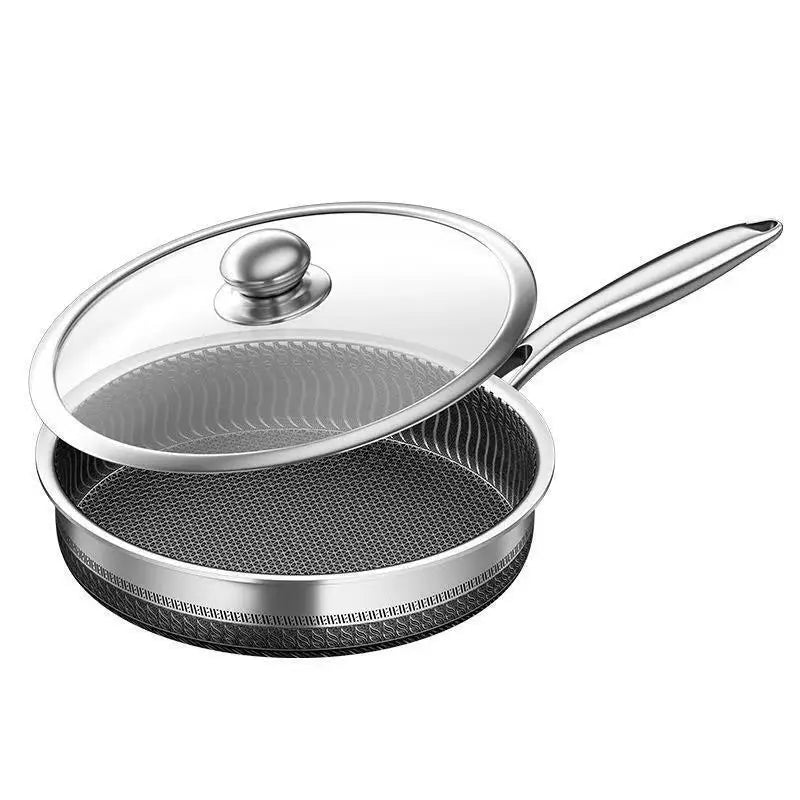 Household pan nonstick frying pan pancakes fried eggs steak pan pan stainless steel pan