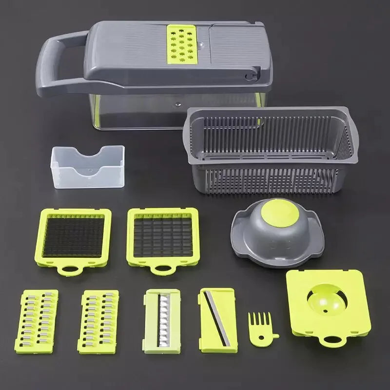 Kitchen artifact, vegetable cutting artifact, multifunctional slicer, slicer, slicer, kitchen utensil