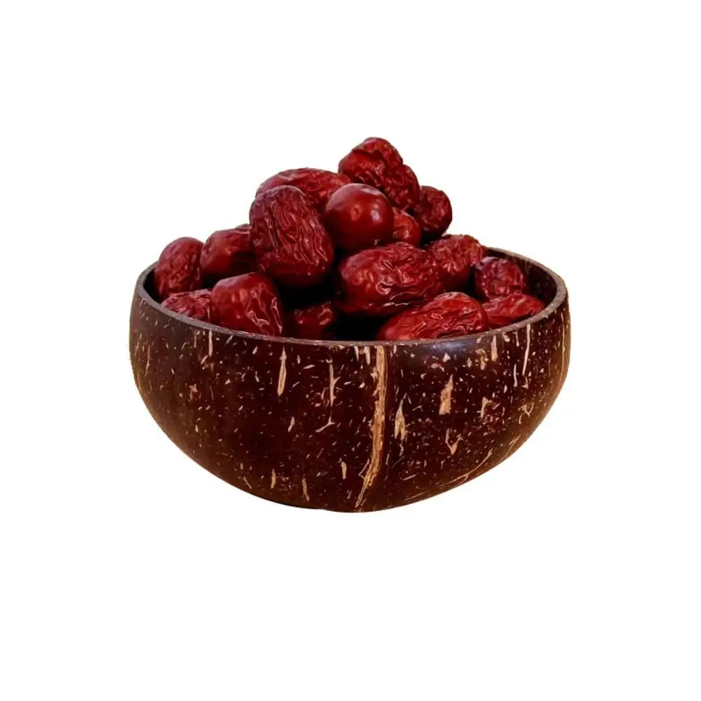 New Natural Coconut Bowls Reusable Wooden Salad Bowl Eating Tableware Coconut Shell Utensils Dessert