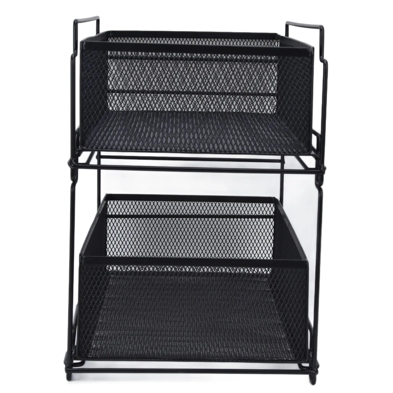 Kitchen Storage Drawer Basket Rack Kitchen Shelf Sliding Under Sink Drawer Multi Functional Shelf Desk Cabinet Organizer