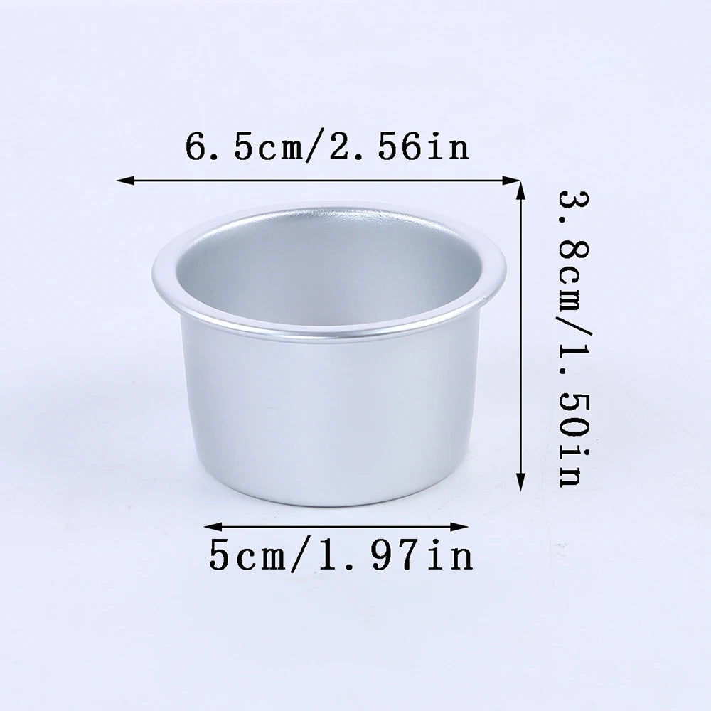 5Pcs Performance Aluminium Mini Round Cheesecake Pan 2Inch Cheesecake Pan Cupcake Pan Muffin Pan Desserts Cake Baking Pan