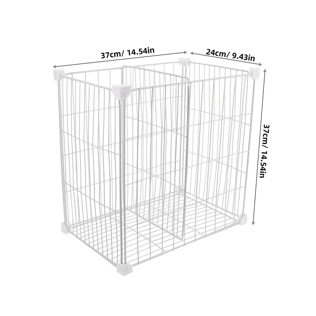 Freezer Divider Rack Basket Organizers Refrigerator Mini Food Dividers for Bottom Chest Bins Iron Storage Baskets Food Bins Dorm