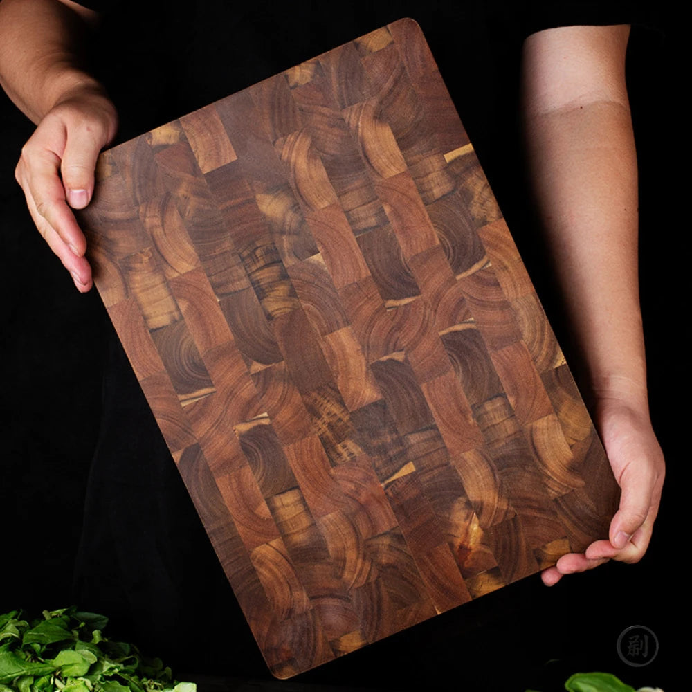 32*22*1.5Cutting Board Double-sided Using Premium Acacia Wood Splicing Chopping Board Drain Water and Damp-proof Kitchen Tools
