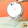 ★★★Dish Storage Racks Kitchen Bowl Plates Drainer Rack Tabletop Storage Holder Metal Tray Stand