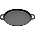 1 Piece Cast Iron Round Double Handle Frying Pan Grill Pancake Pizza Pan Kitchen Cooking Pan for Camping Pancakes and Pizza