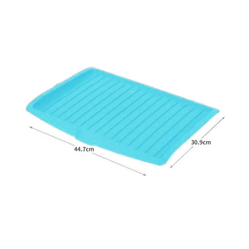 Drain Rack Kitchen Silicone Dish Drainer Tray Large Sink Drying Rack Worktop Organizers Drying Rack For Kitchen Dishes Tableware