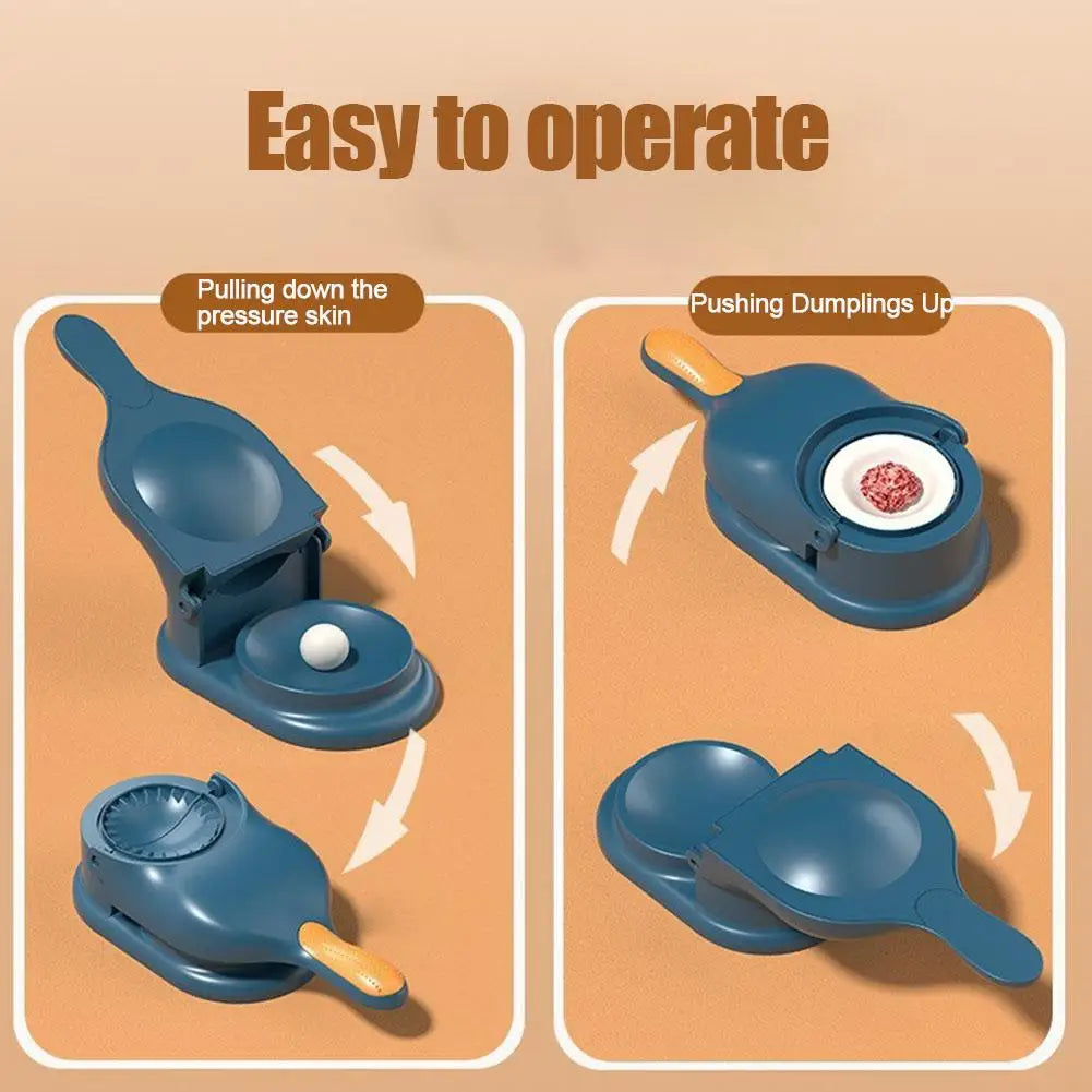 For Home Cooking Dough Skin Molder Machine Kitchen Gadgets 2 in1 Dumpling Maker DIY Kit Wrapper Presser Dough Pressing Ideal
