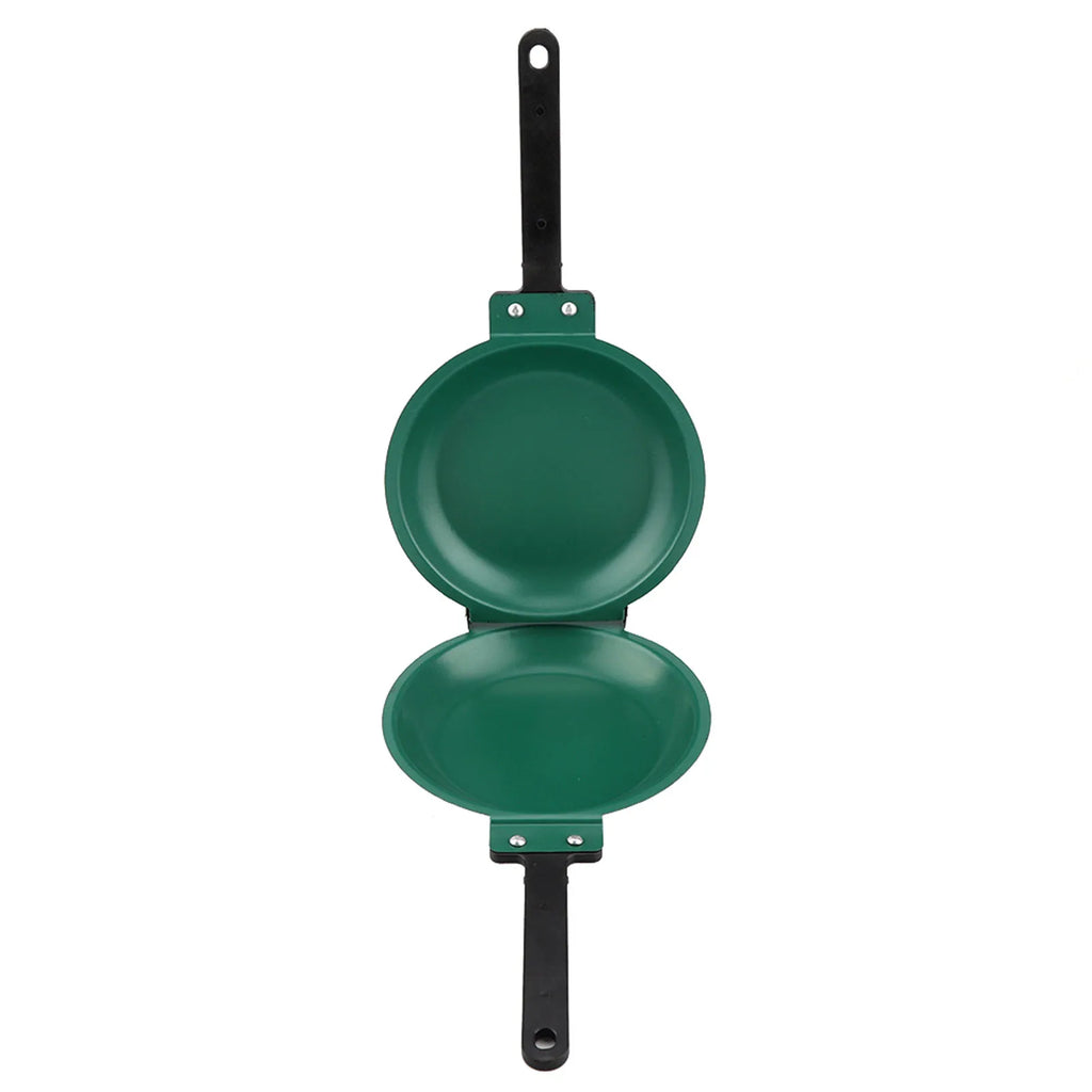 New Double Sided Pancake Pan Frying Pot Cookware for Kitchen Omelet Steak Ham Pans Kitchen Gas Stove Utensils Cooking Pot ﻿