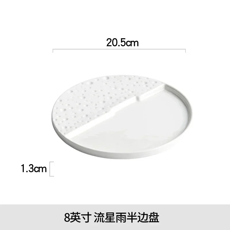Creative Dishes Tableware Plates for Food Ceramics Tray for Decoration Dish Dinner Dinnerware Decorative Kitchen Dining Bar Home