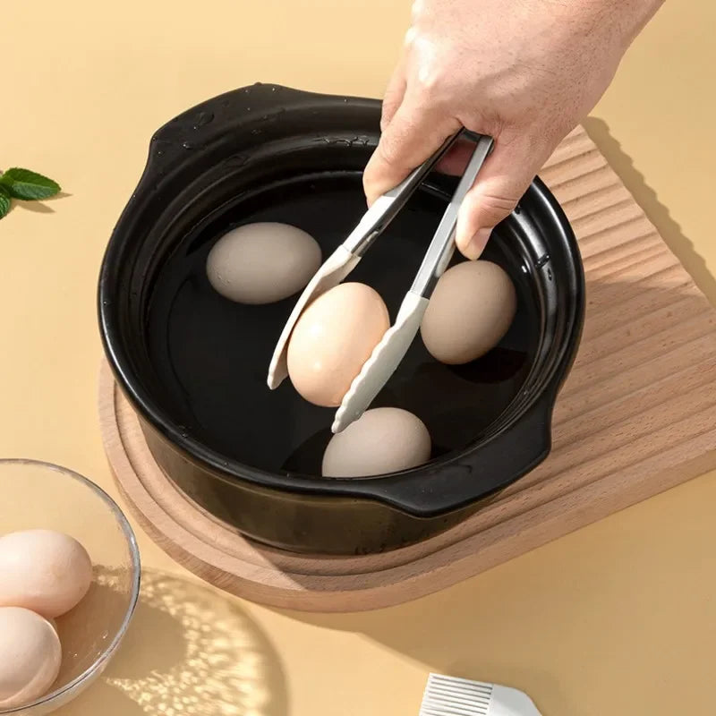 Silicone Kitchen Utensils Food Grade Non-stick Cooking Baking Spatula Silicone Oil Brush Egg Whisk Food Clip Kitchen Accessor
