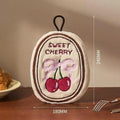 Kitchen Hand Towel Bathroom Absorbent Hand Towel Wall Hanging Cloth Thickened Handkerchief For Kitchen Hand Towel Cleaning Cloth