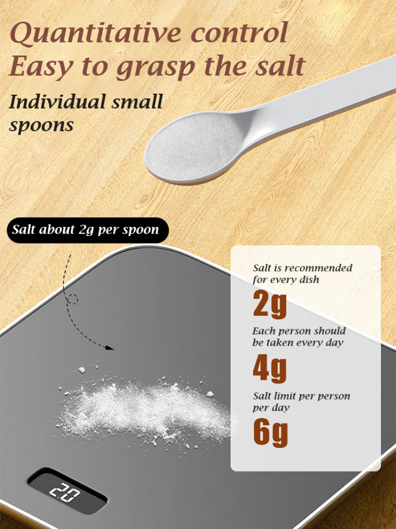 Sturdy Durable Glass Spice Jars, Kitchen Multi-Functional Airtight Seasoning Containers, Seal Lids for Freshness, for Home Use