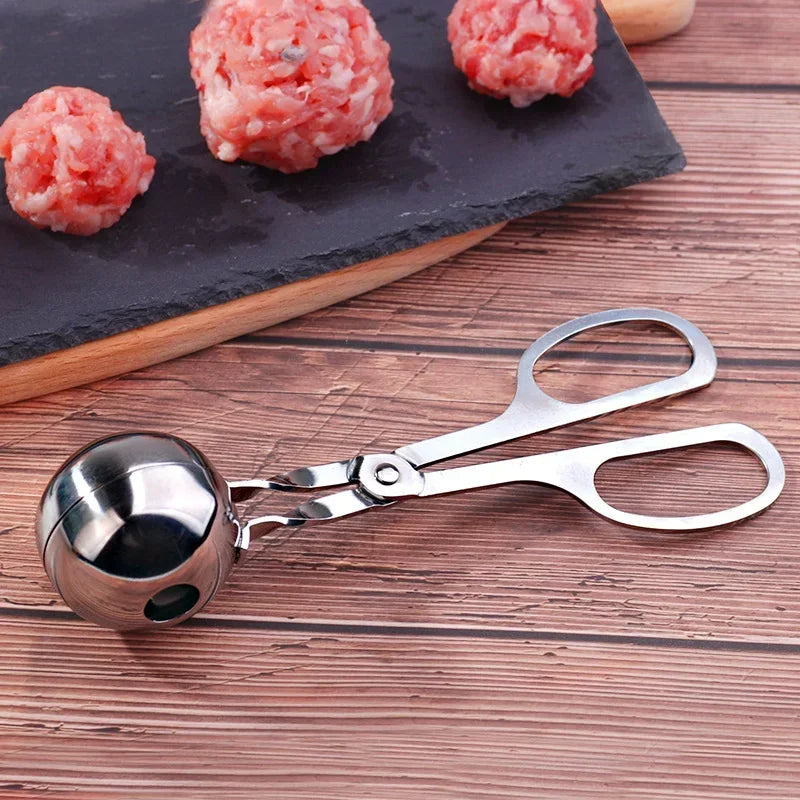 Kitchen Accessories Gadgets - Meatball Maker Clip, Fish Ball, Rice Ball Making Mold Form Tool, Stainless Steel Cuisine