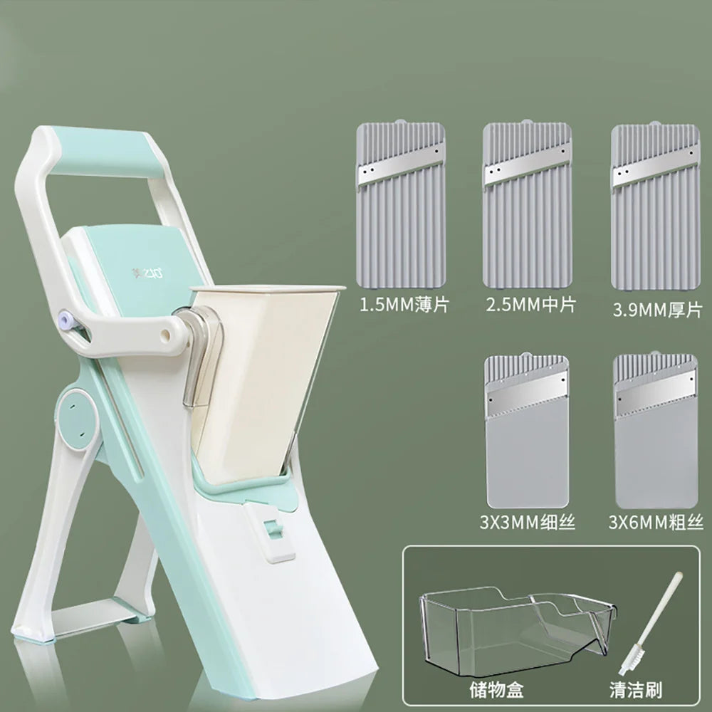 Kitchen Vegetable Cutter Manual Vegetable Slicer Multifunctional Fruit Slicer Chopper Grater Potato Radish Kitchen ToolAccessory