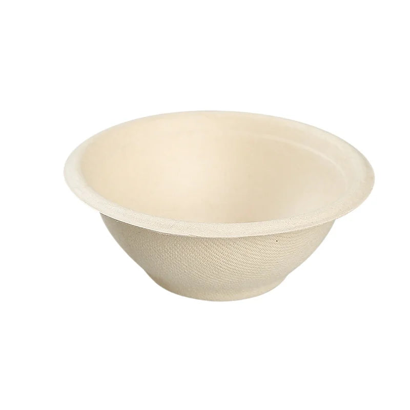 50/100PCS Brown Disposable Bowls Household Salad Bowls for Camping Tableware Kitchen Wedding Birthday Party Serving Use