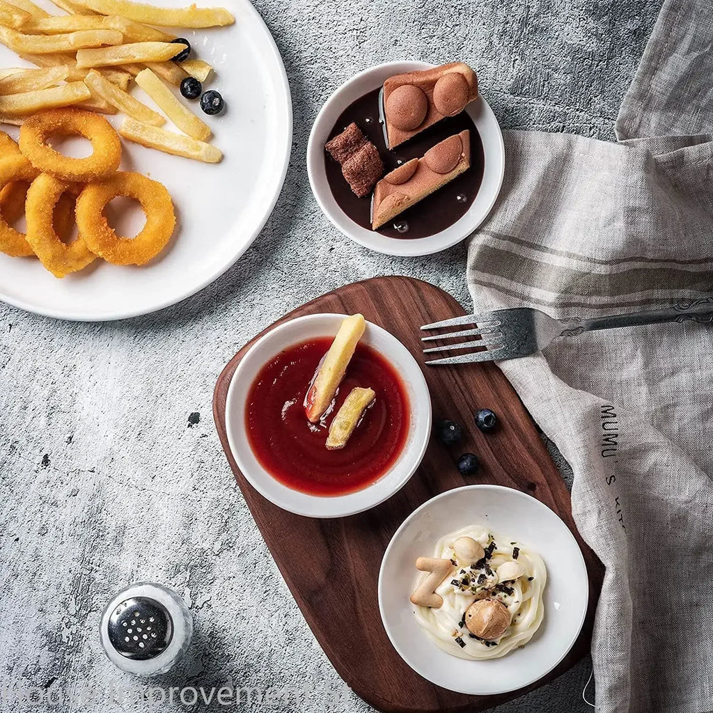 Soy Sauce Dishes Set of 40 Serving Small Bowl Mini Appetizer Plates Small Plastic Dipping Sauce Bowls for Restaurant Bar Kitchen