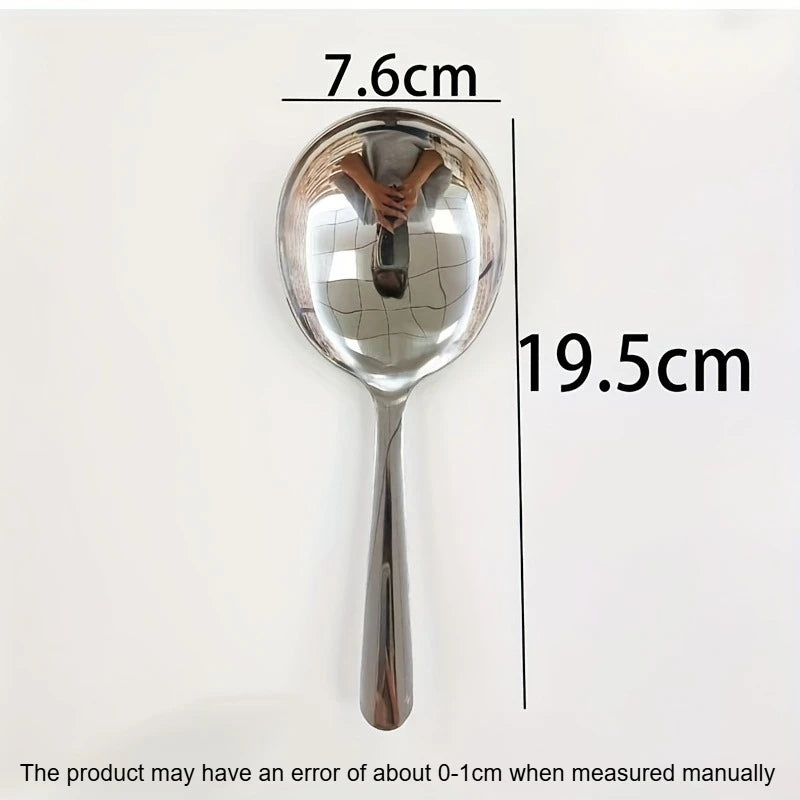 2pcs Heavy-Duty Commercial & Home Kitchen Spoons - Large Serving Spoons with Heat-Resistant Short Handle, Drainage Holes