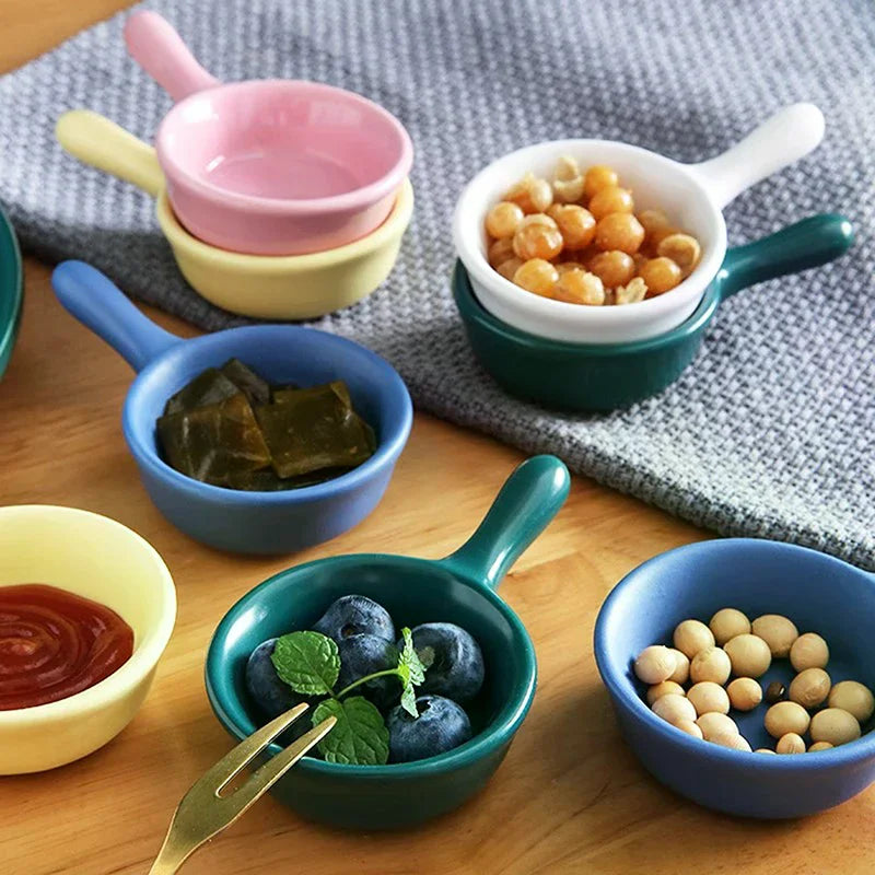Sauce Dish Porcelain Ketchup Saucer Seasoning Dish Soy Sauce Dish Dipping Bowls For Restaurant Condiments Seasoning Home