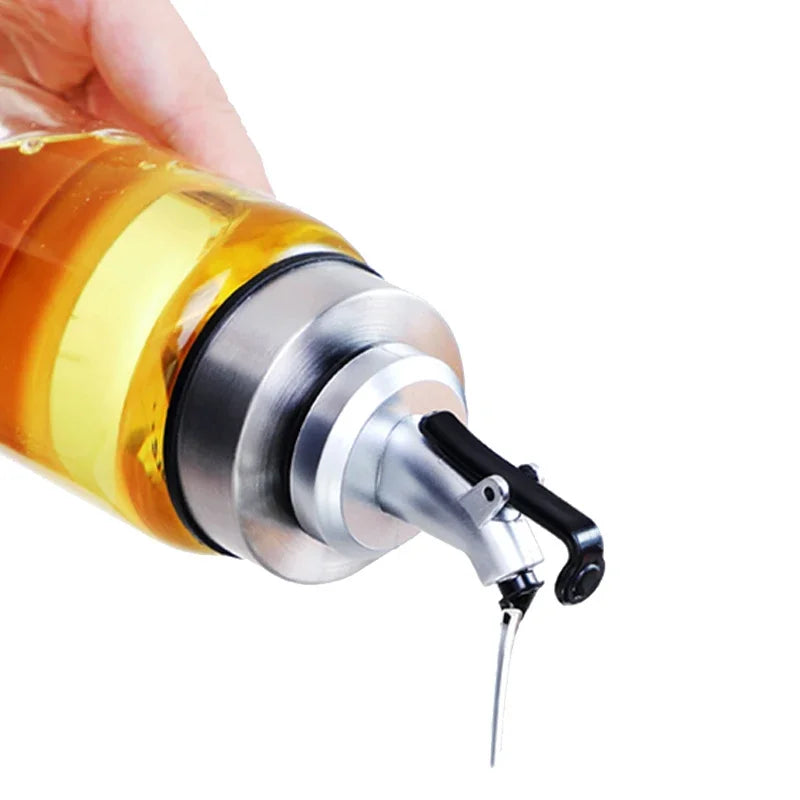 Oil Dispenser For Kitchen Accessory, Glass Storage Bottles for Oil and Vinegar, Cooking Seasoning Oil Bottle Sauce Bottle