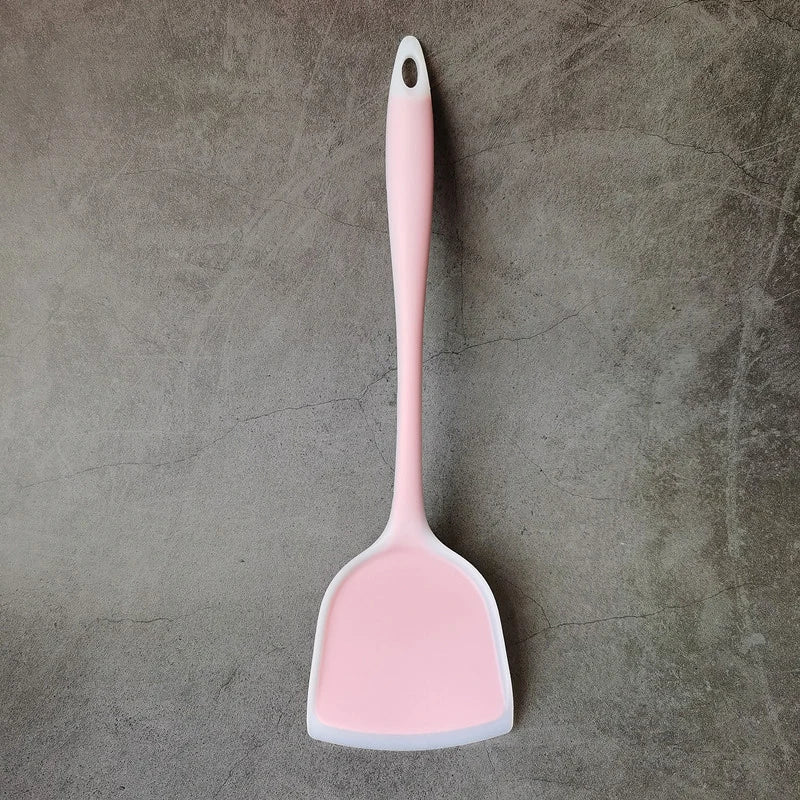 Silicone Kitchen Ware Non-stick Set Cooking Utensils Tools Egg Fish Frying Pan Scoop Fried Shovel Spatula Cooking Utensils