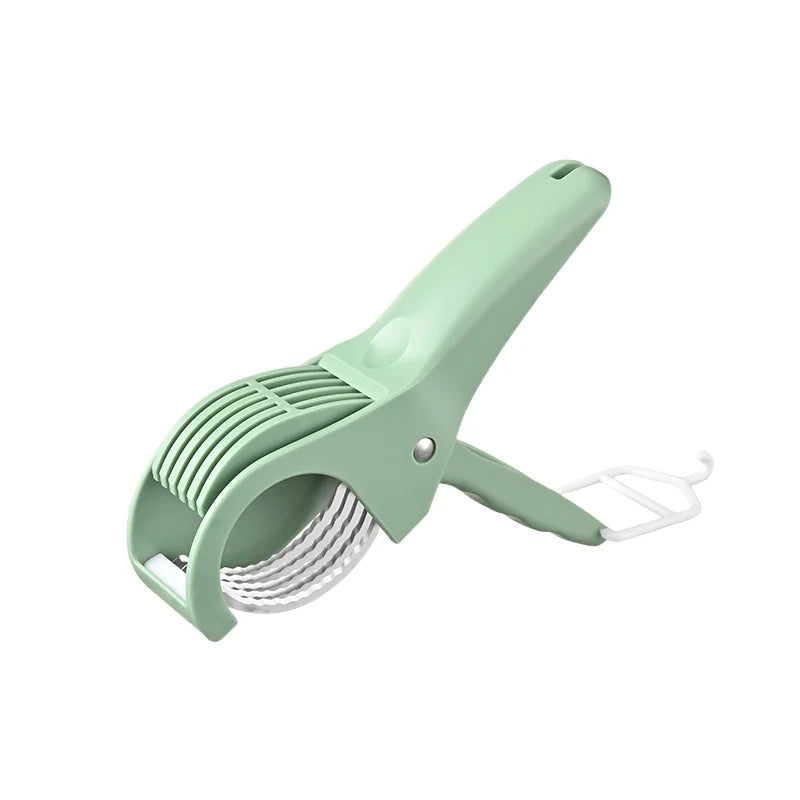 Salads Cutter Chopper Portable Stainless Steel Manual Fruit Slicer Creative Vegetables Slicer Chopping Press Kitchen Accessories