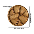 Trays for Serving Food 8-Compartment Food Serving Platter Charcuterie Board Home Decor for Pantry Organization Kitchen Breakfast