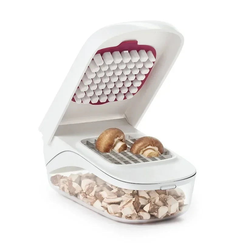 Kitchen Tools and Items - Vegetable and Fruit Slicer, Chopper, Presser, Cutter for Onion, Cheese, Tomatoes, Dicing Blade